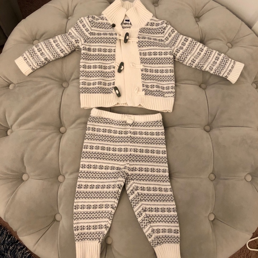 Fair isle sweater outfit